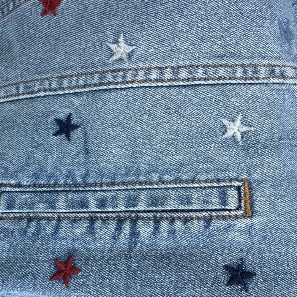 Driftwood Jeans Classic Embroidered Denim Jacket Starry Night Americana Large - Picture 12 of 16